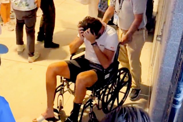 Berrettini si ritira dagli US Open a causa di un infortunio alla caviglia: Sinner invece trionfa