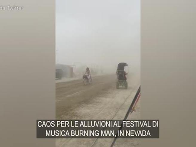 Burning Man travolto dalla furia della natura: caos, alluvioni e un incidente mortale