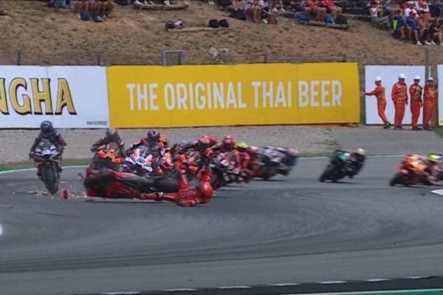 Grave incidente alla Catalogna colpisce Bagnaia e Bastianini: nuovi sviluppi e testimonianze