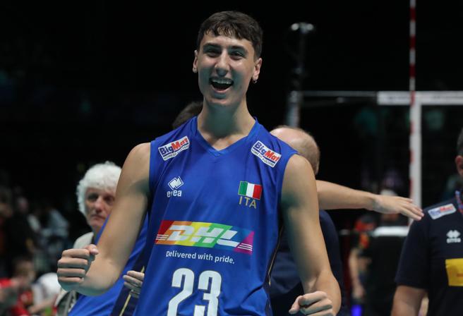 La gioia di Alessandro Bovolenta nel portare il proprio nome nella nazionale italiana di volley
