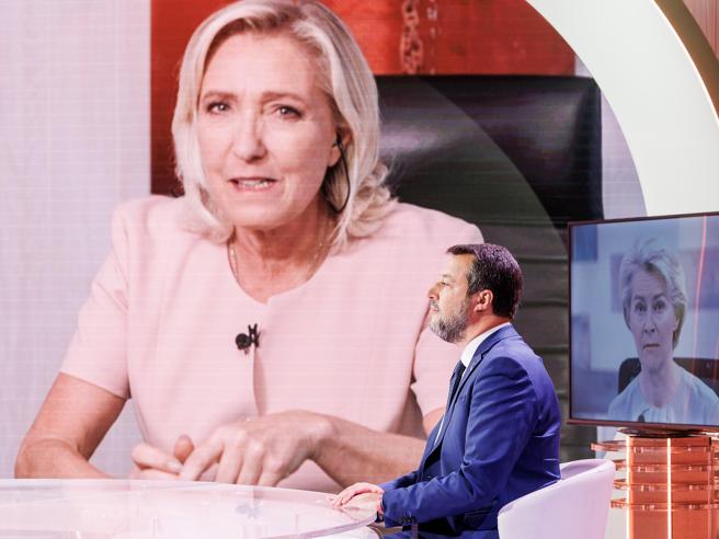 Le Pen e Salvini dimostrano vicinanza politica a Pontida