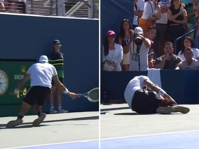 Matteo Berrettini costretto al ritiro agli US Open 2023 a causa di un grave infortunio alla caviglia