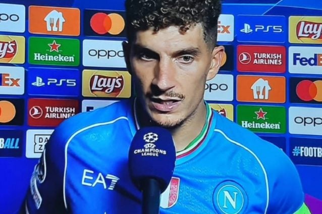 Napoli vince 2-1 contro Braga nella Champions League: Di Lorenzo protagonista