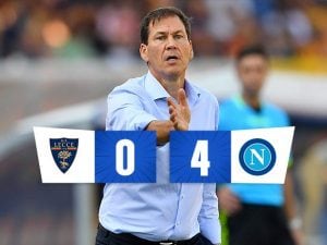 Vittoria 4-0 del Napoli contro il Lecce conferma la loro superiorità in Serie A