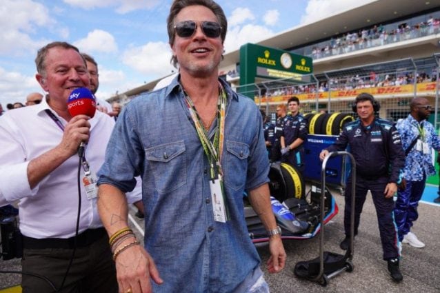 Brad Pitt al Gran Premio di Monza per le riprese del suo nuovo film: un evento attesissimo