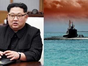 Il leader nordcoreano Kim Jong Un supervisiona il test del sottomarino nucleare