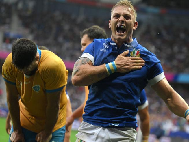 Italia vince contro Uruguay nella Coppa del Mondo di Rugby
