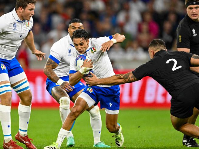 L'Italia schiacciata dalla Nuova Zelanda ai Mondiali di rugby 2023