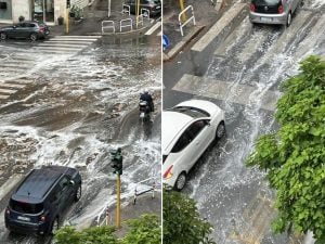 Maltempo: temporali, alberi caduti e allagamenti a Roma e in Italia