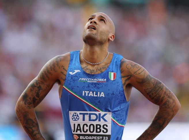 Marcell Jacobs deluso al Mondiale di atletica: quinto posto senza medaglie a Budapest
