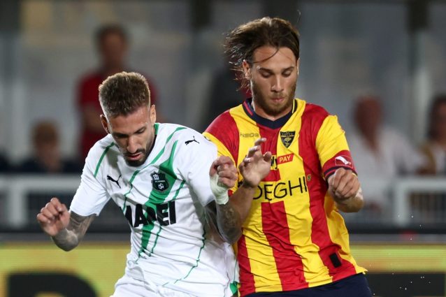 Pareggio 1-1 nel match tra Lecce e Sassuolo in Serie A